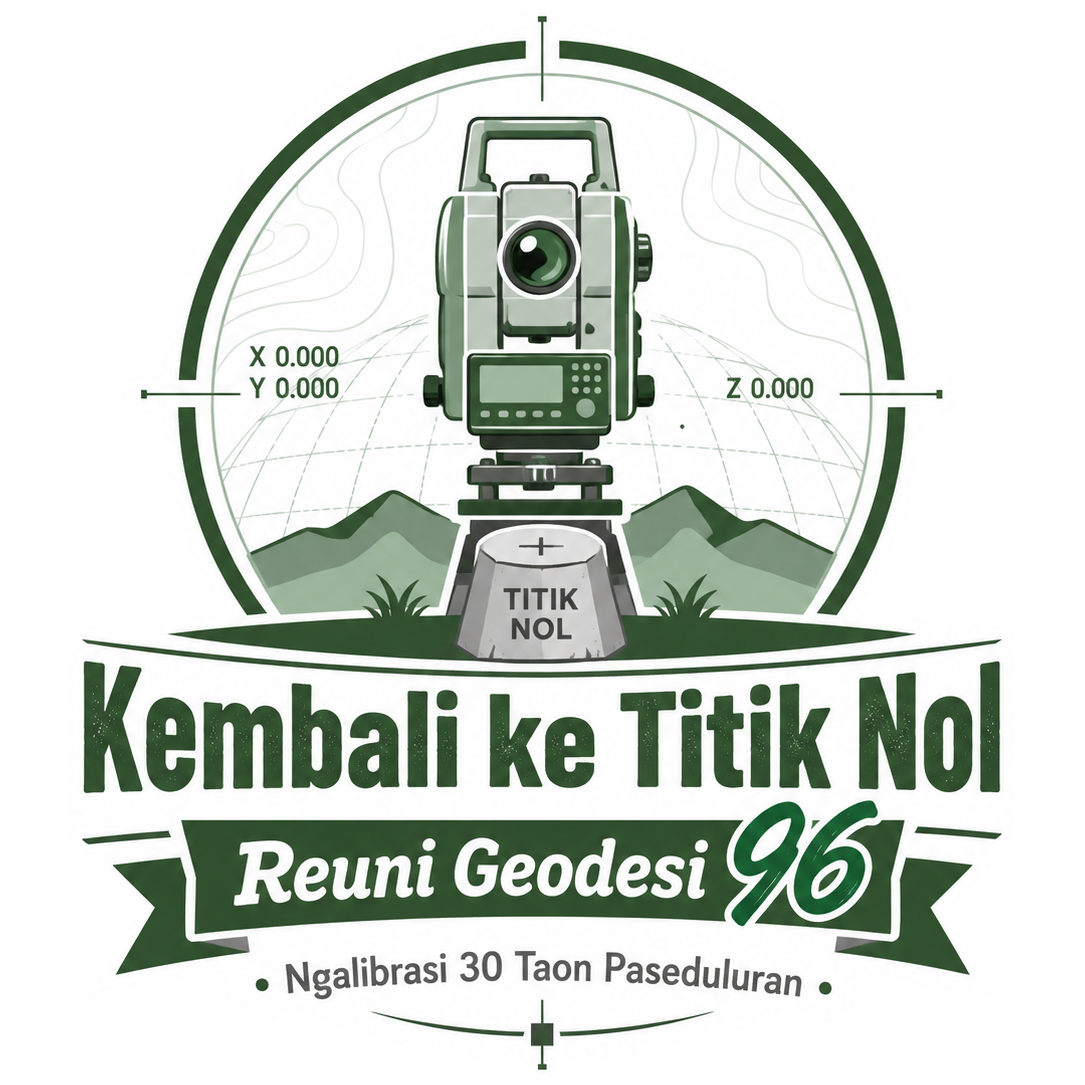 Logo Kembali ke Titik Nol Reuni Geodesi 96